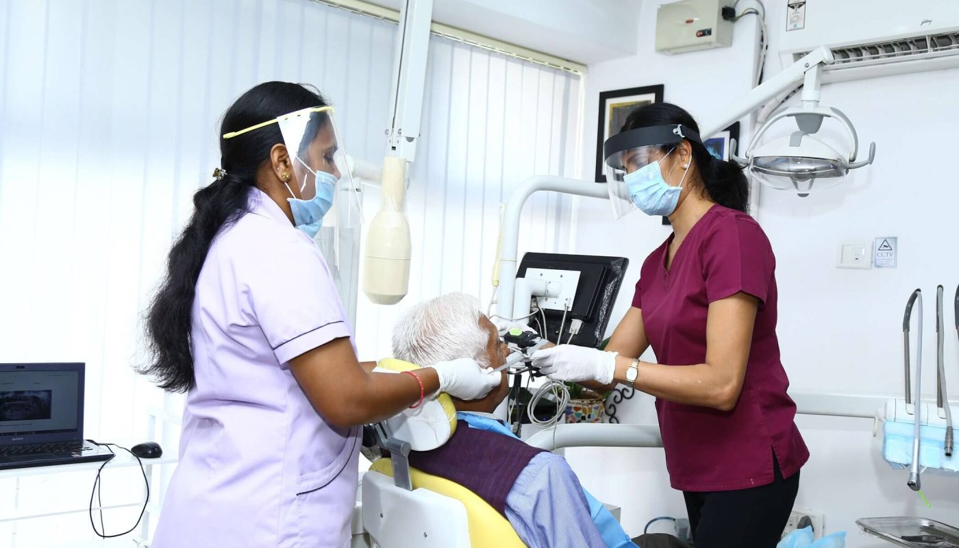 Dr. Shailaja prasad treating patient with all precautions
